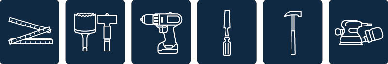 Putkenreikä puulattiassa