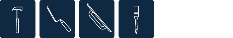 Reparere hull i murvegg ute