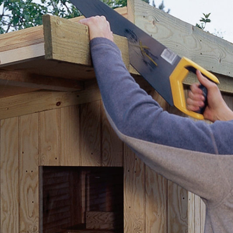 Kanatarhan rakentaminen: Eturäystääseen