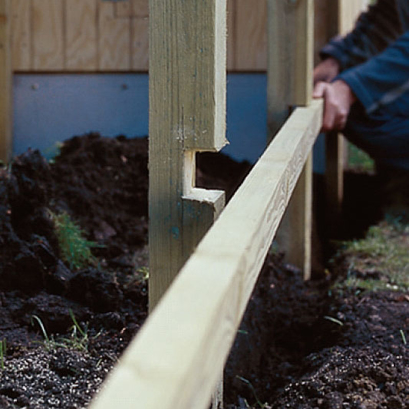 Kanakoppi ohje: Pystypylväisiin lovetaan