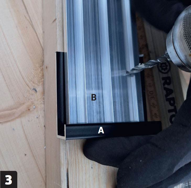 Tag med solceller: Bor for til skruer