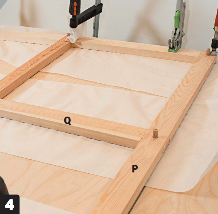 Kasvihuone seinämalli: Lyö tapit kaikkiin liitoksiin