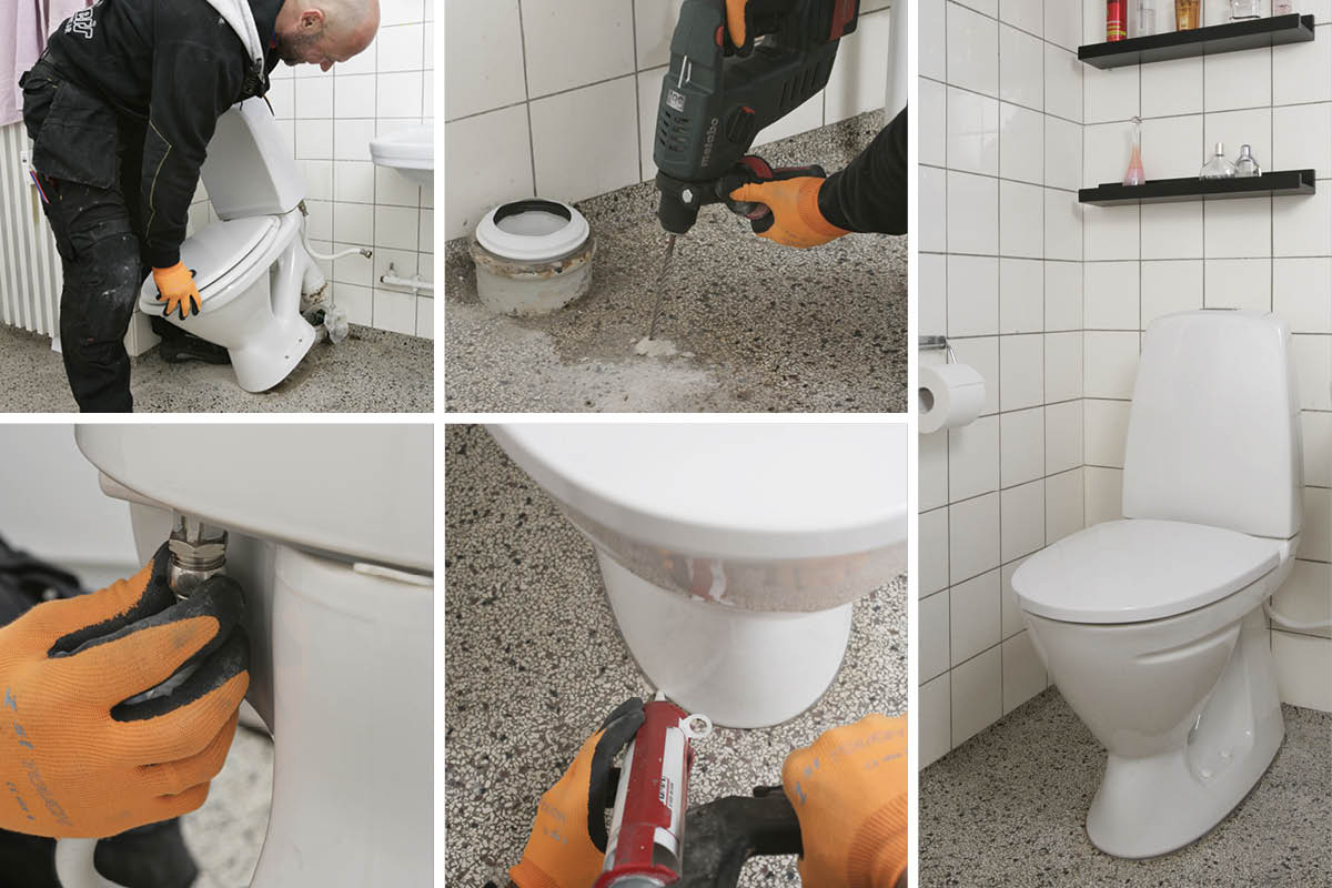 Vaihda vessanpönttö