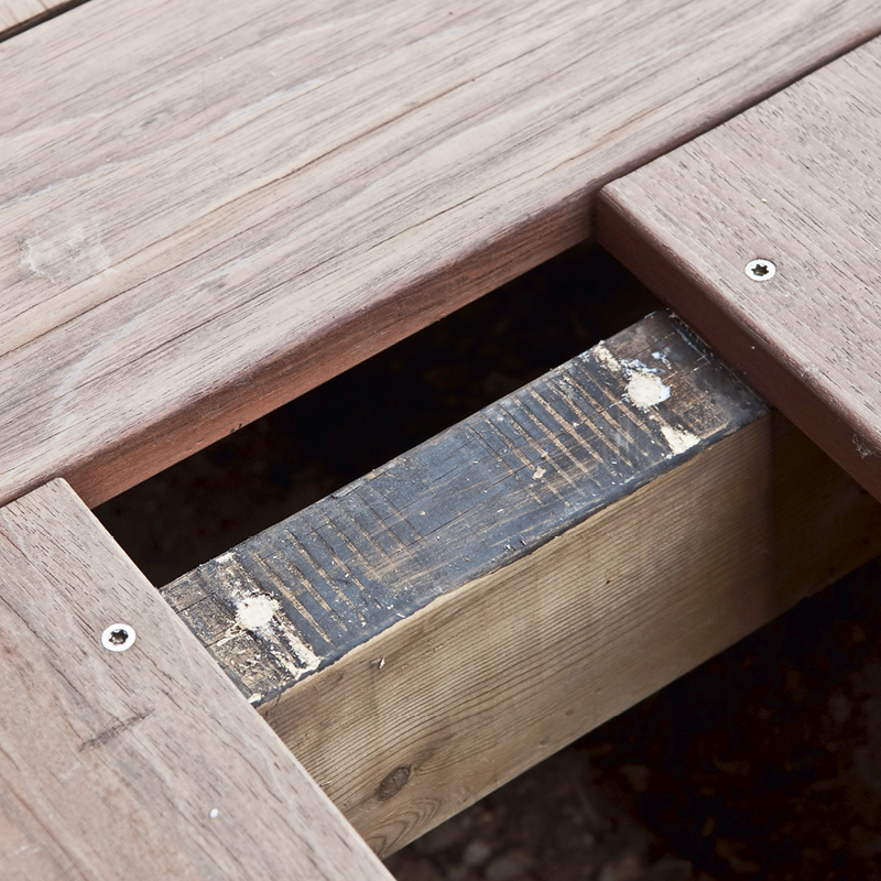 Lav en plan flade til fastgørelse af brættet