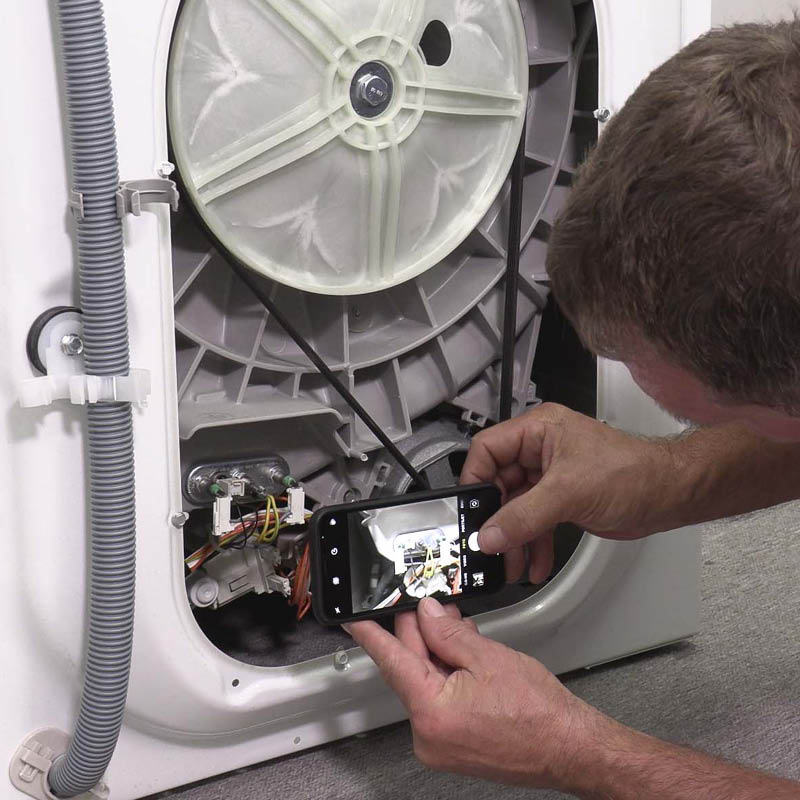 Byta värmeelement tvättmaskin: Värmeelementet är placerat längst ner i maskinen