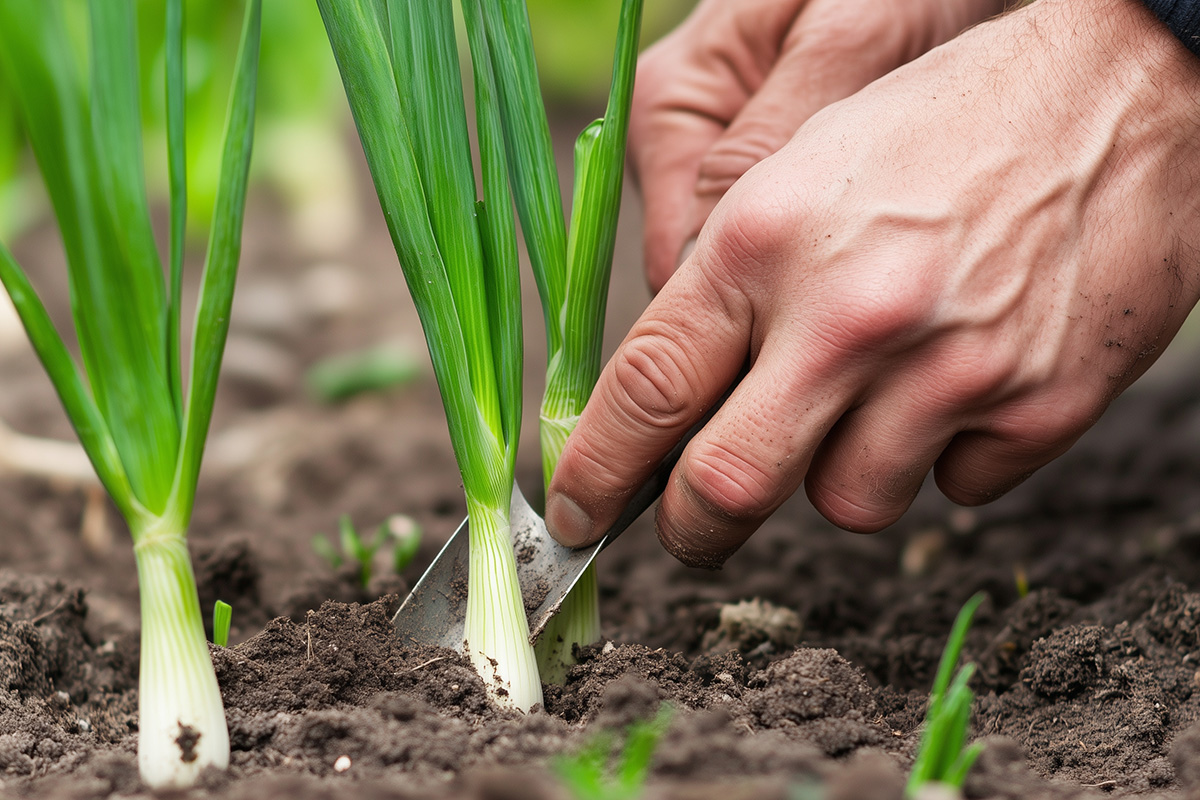 Udplantning af porrer