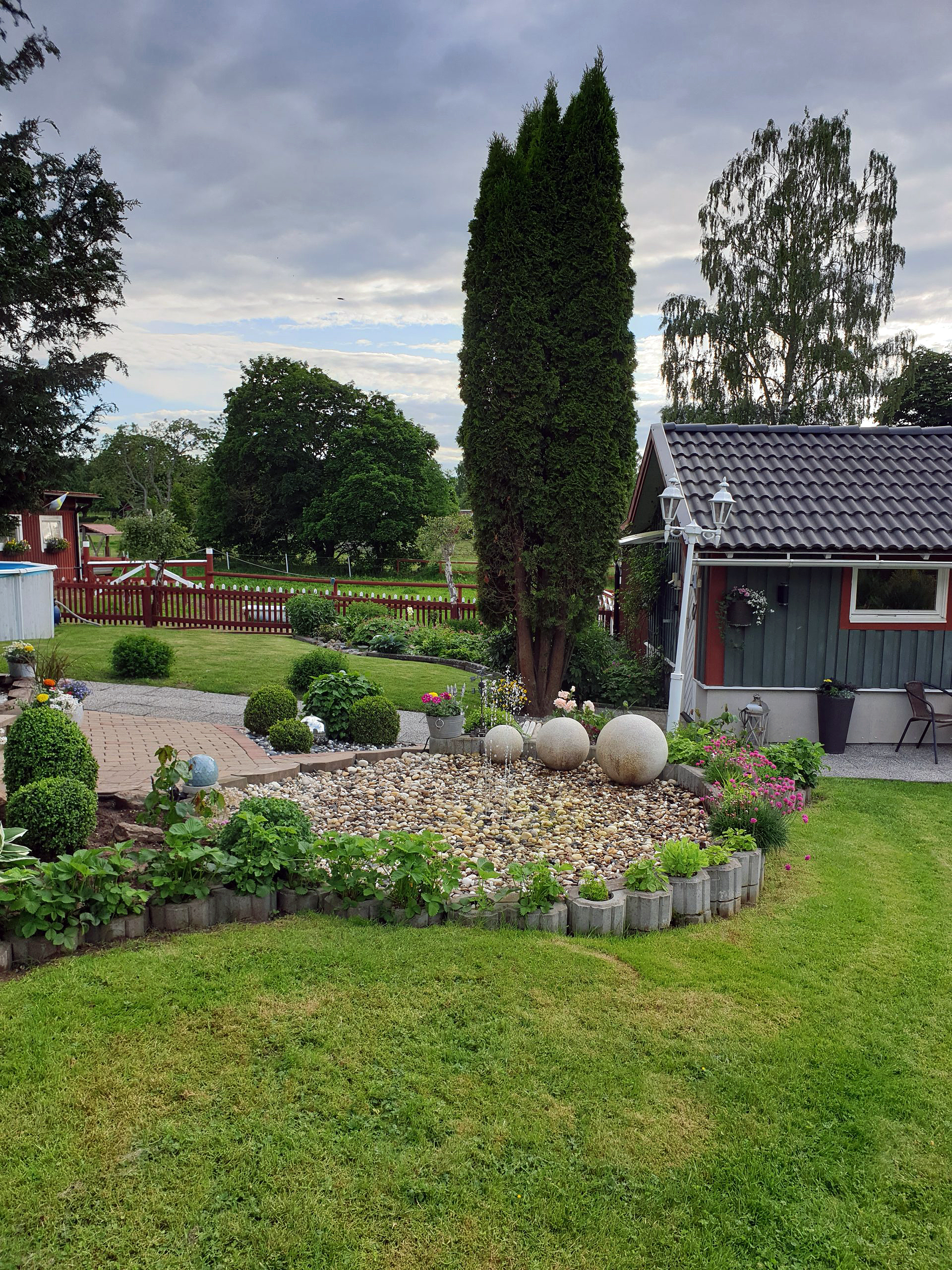 Springvand i stenbed