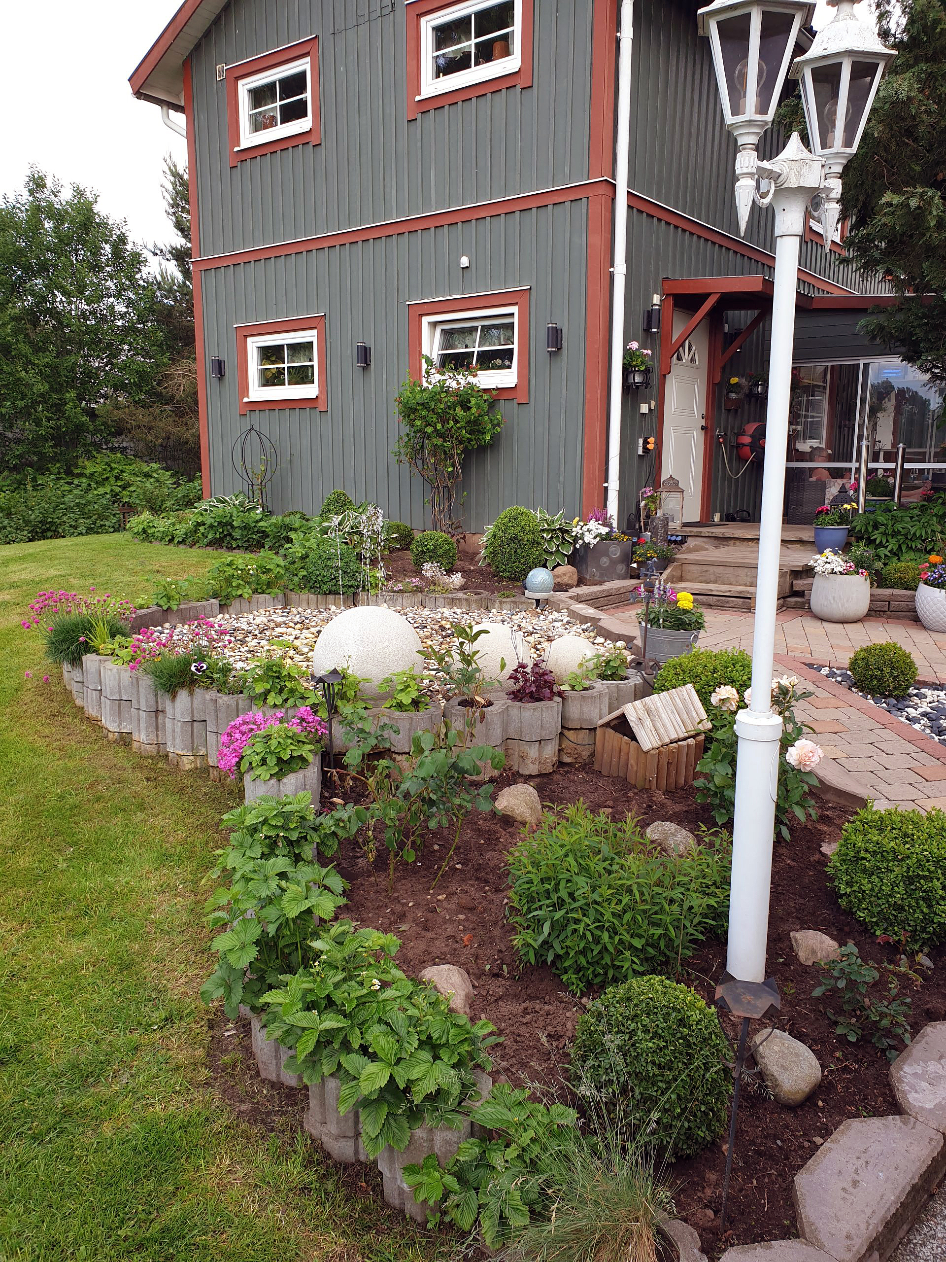 Springvand i stenbed