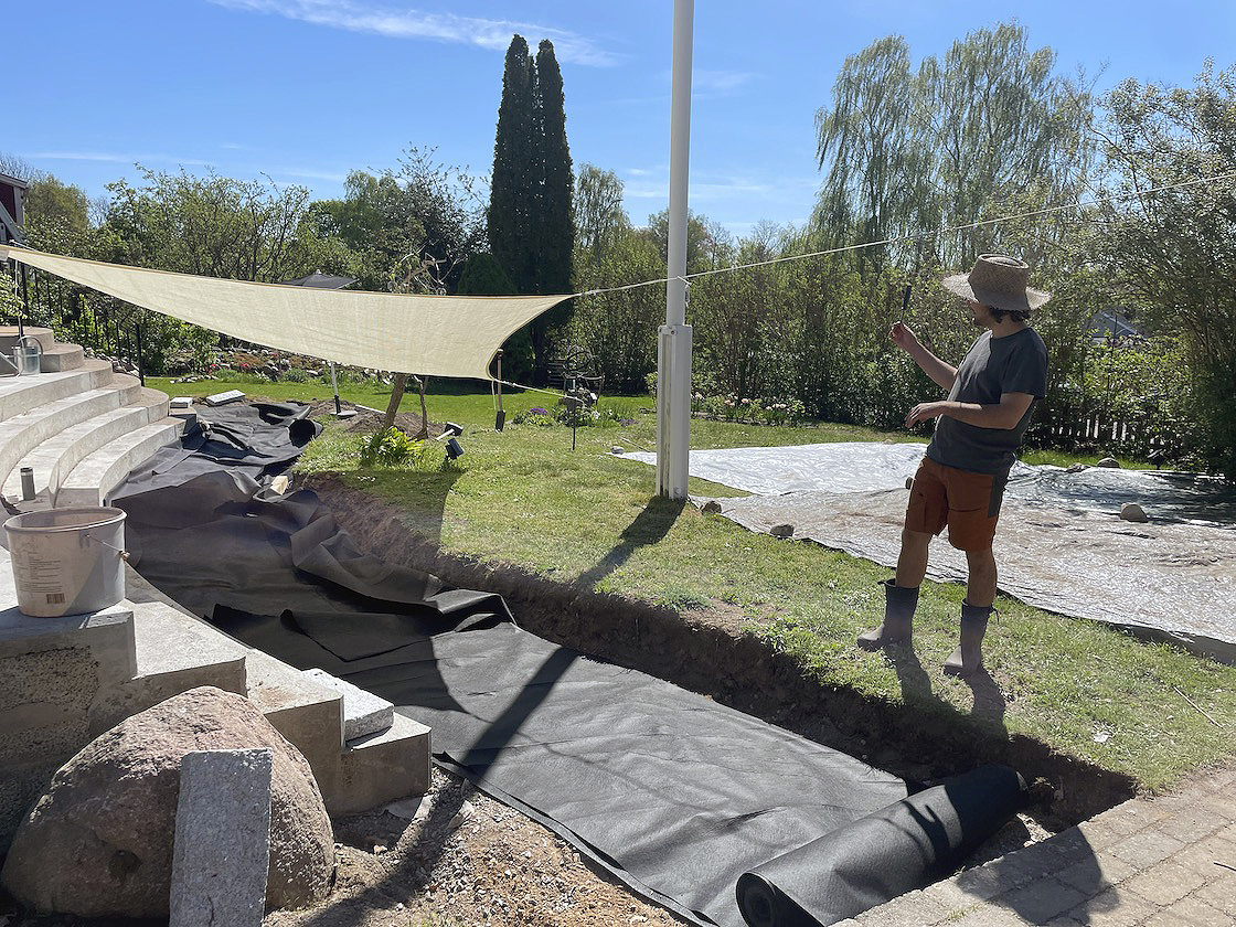 Havesti af skiffersten