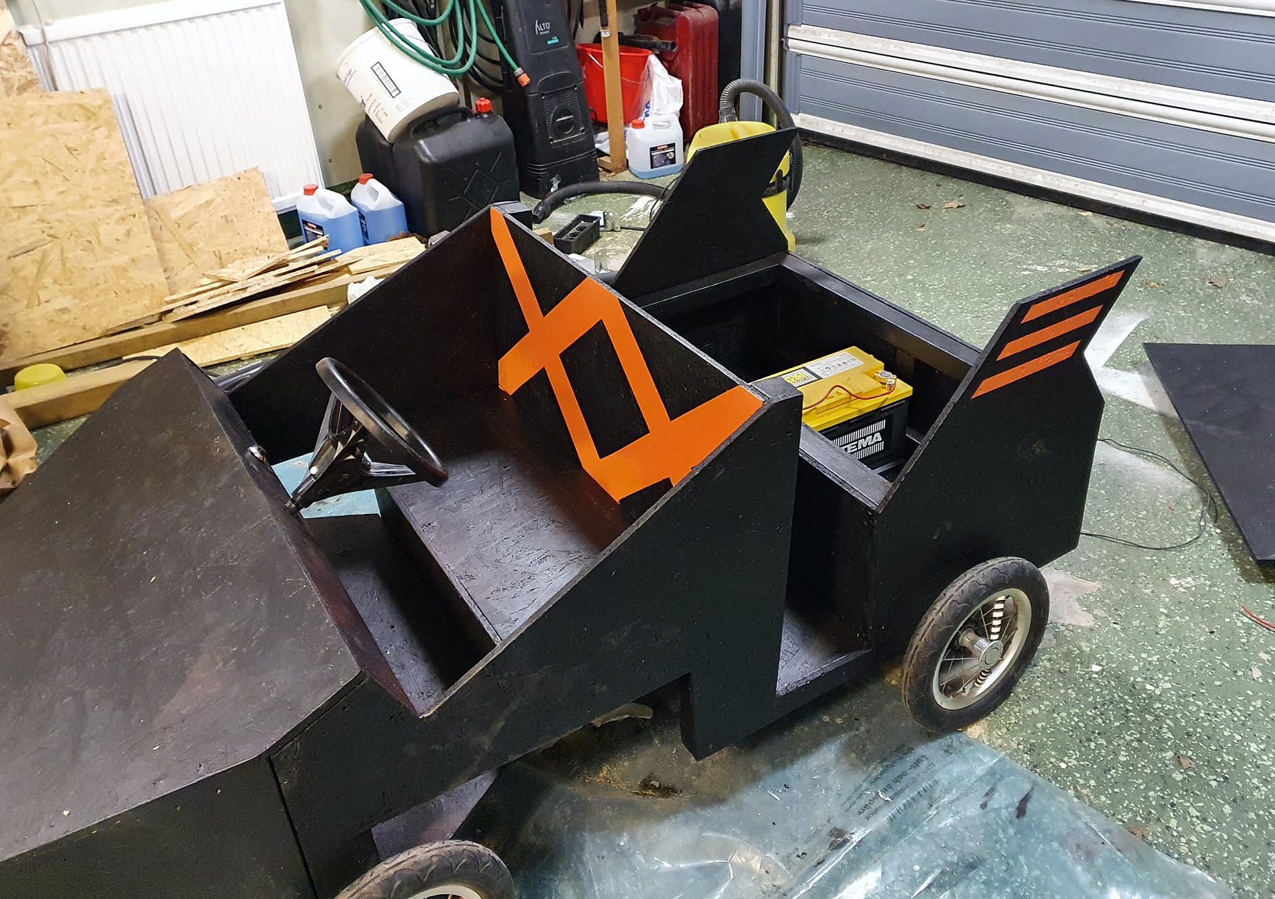 Elektrisk sæbekassevogn