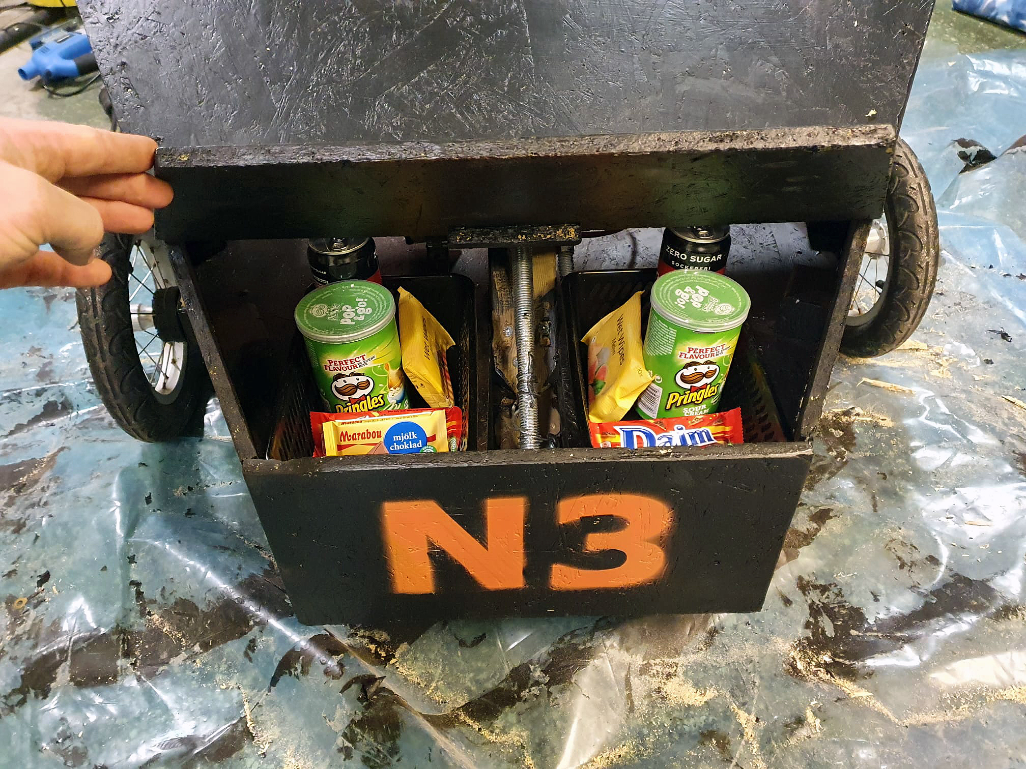 Elektrisk sæbekassevogn