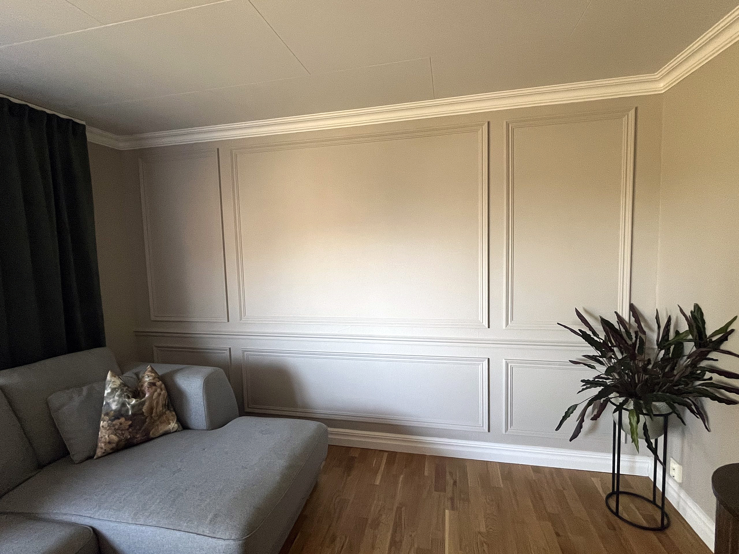 Vægpaneler fra gulv til loft