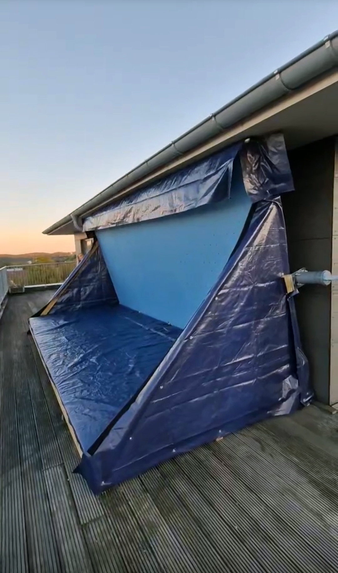 Klatrevæg på tagterrassen