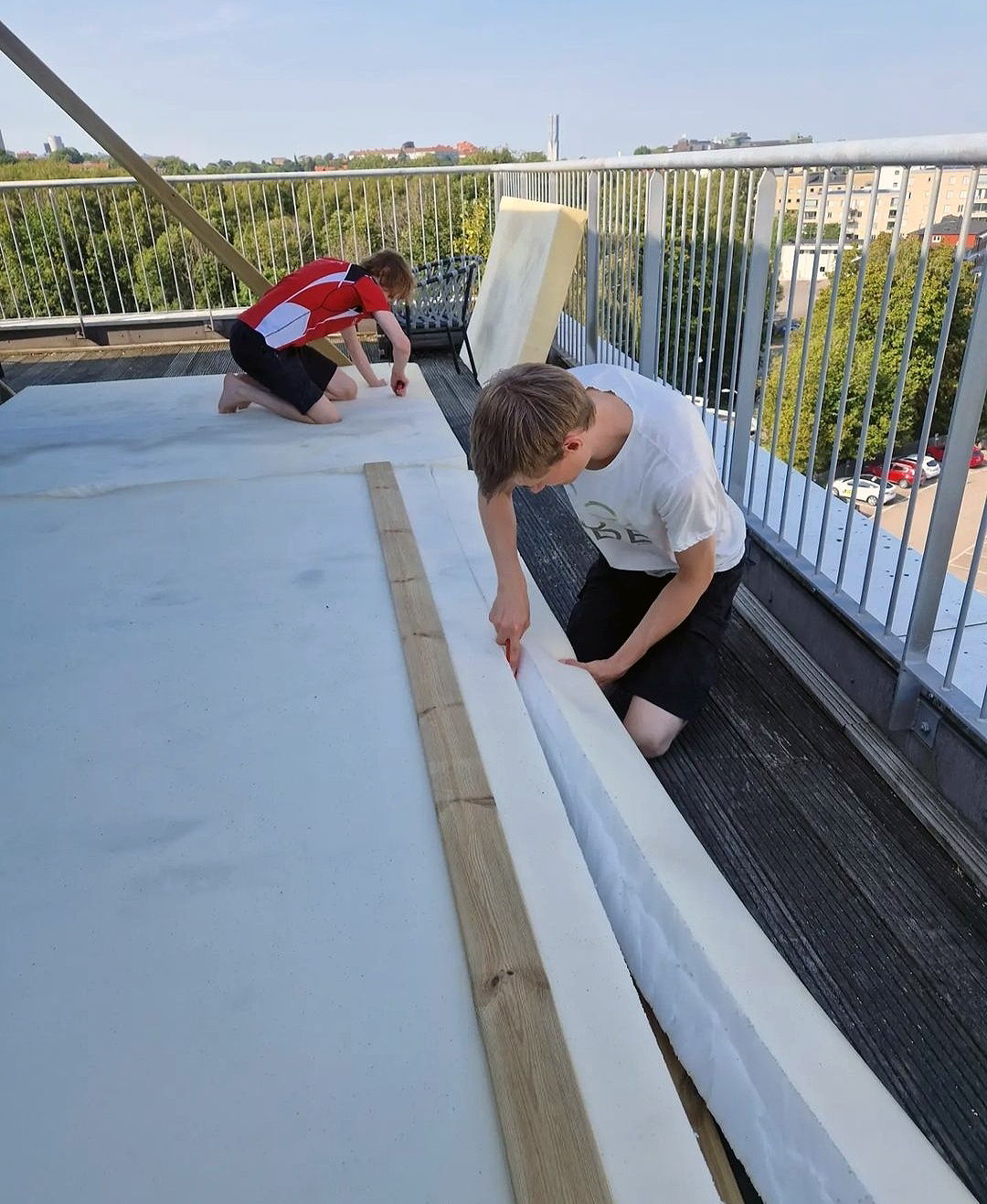 Klatrevæg på tagterrassen