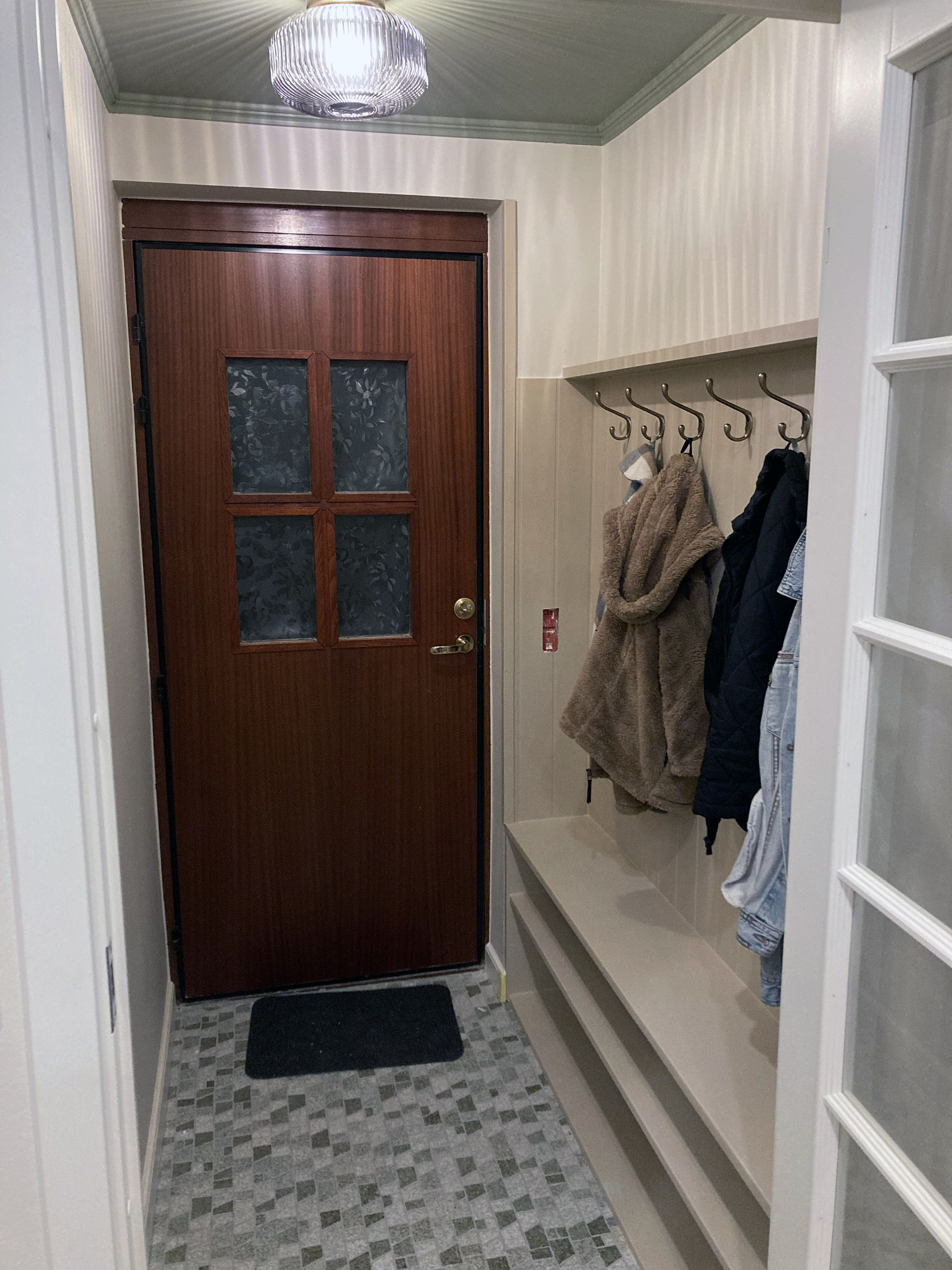 Bred skohylde i vindfanget