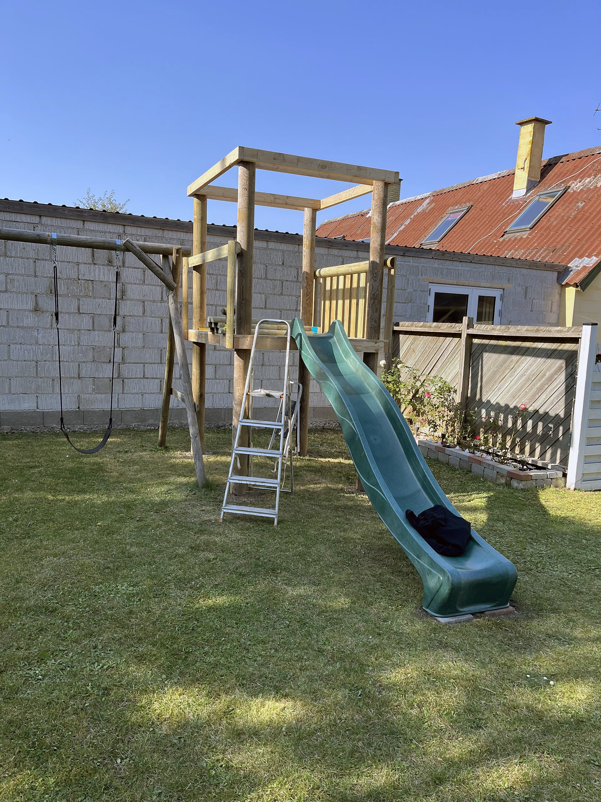 Udkigstårn med rutschebane