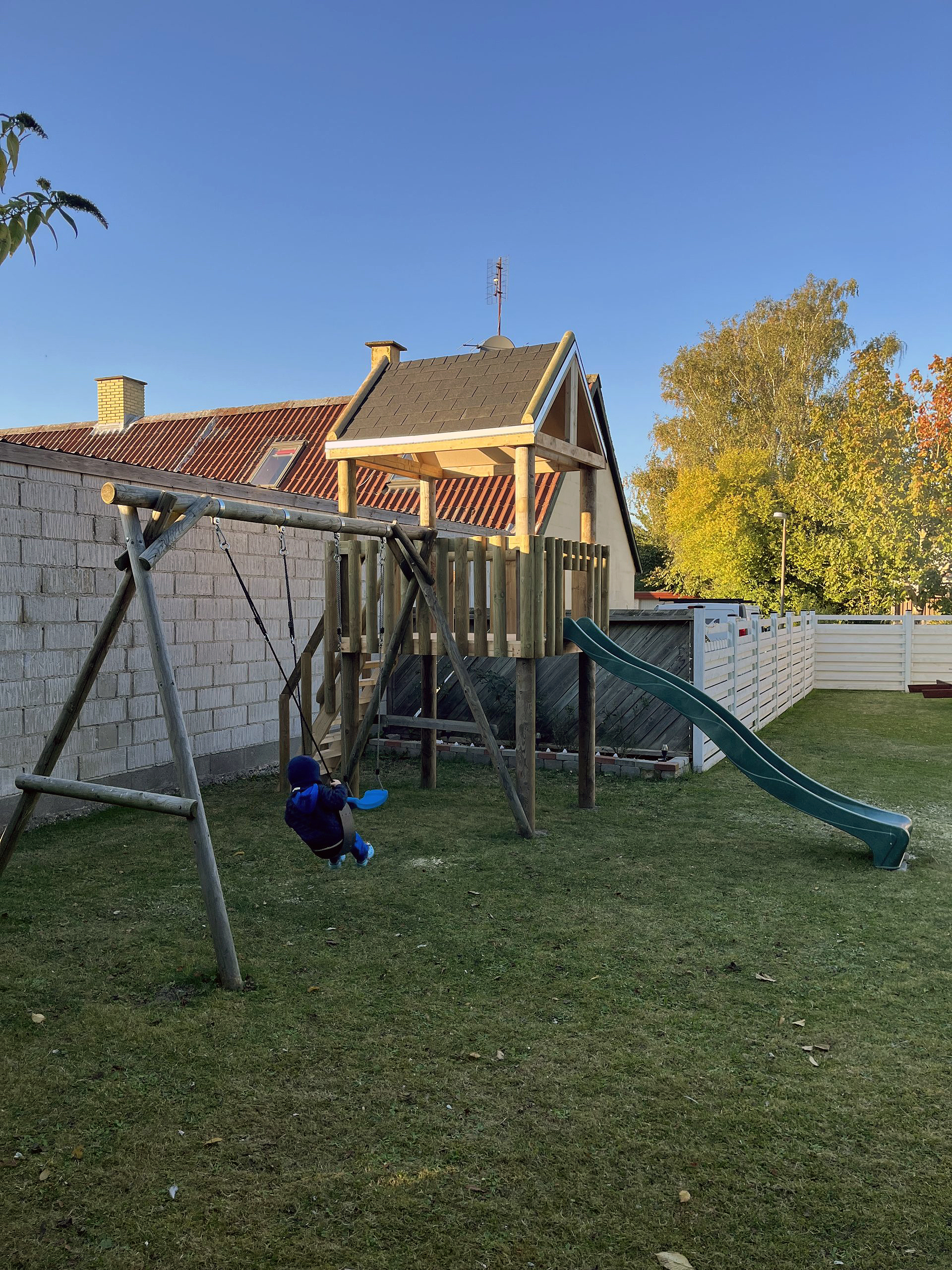 Udkigstårn med rutschebane