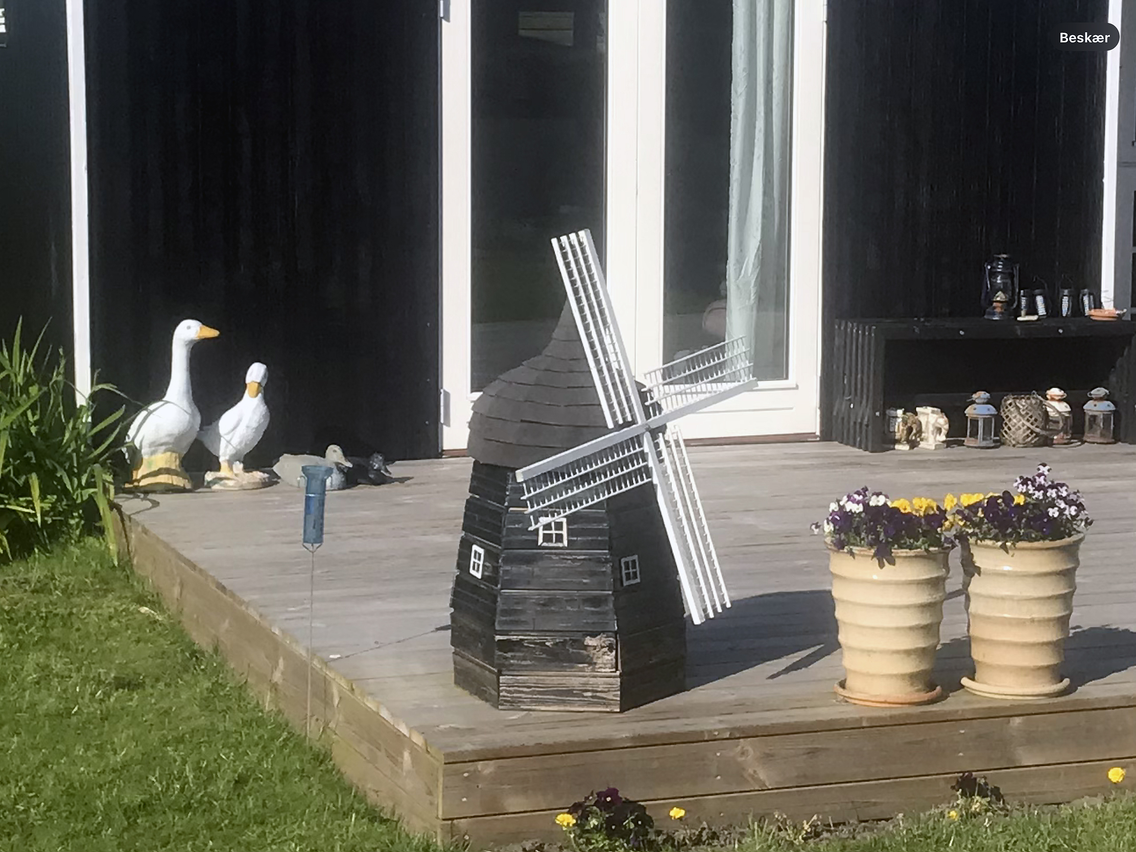 Pyntemølle til terrassen