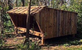 Shelter af genbrugsmaterialer