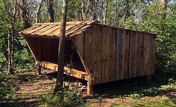 Shelter af genbrugsmaterialer