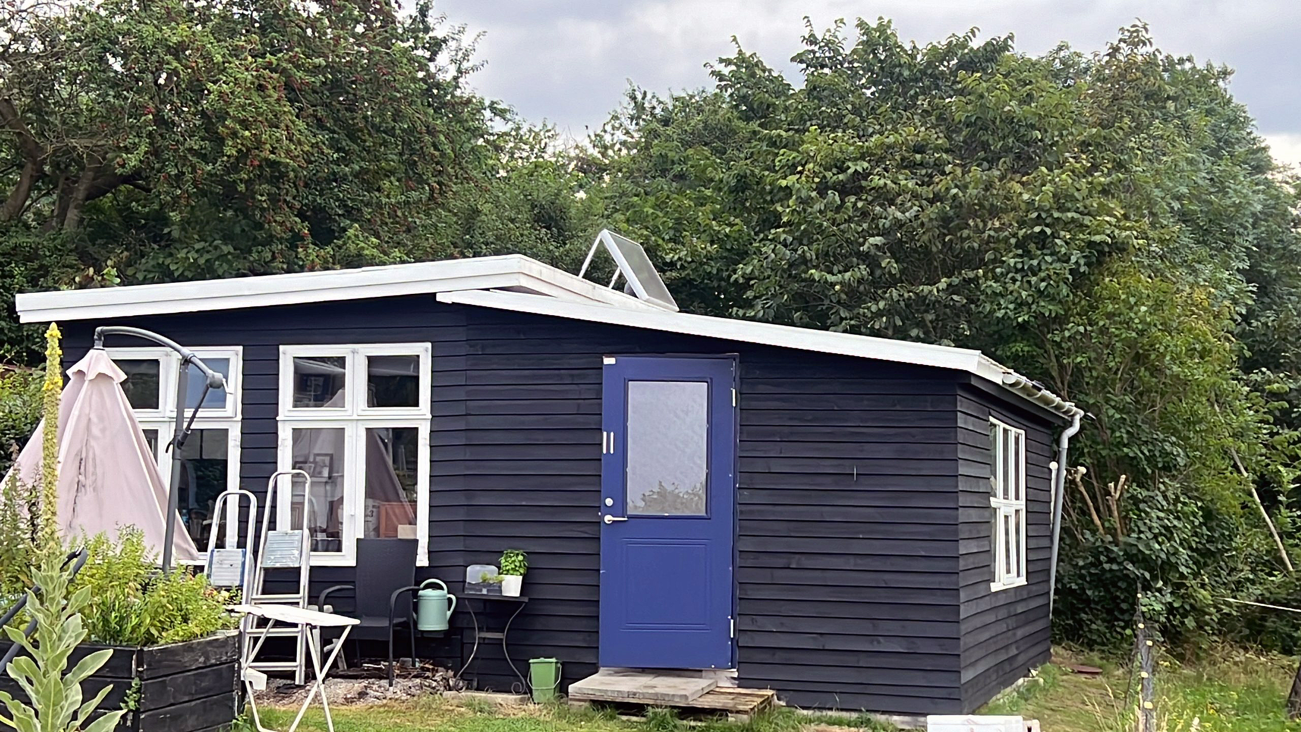 Fra overdækket terrasse til tilbygning