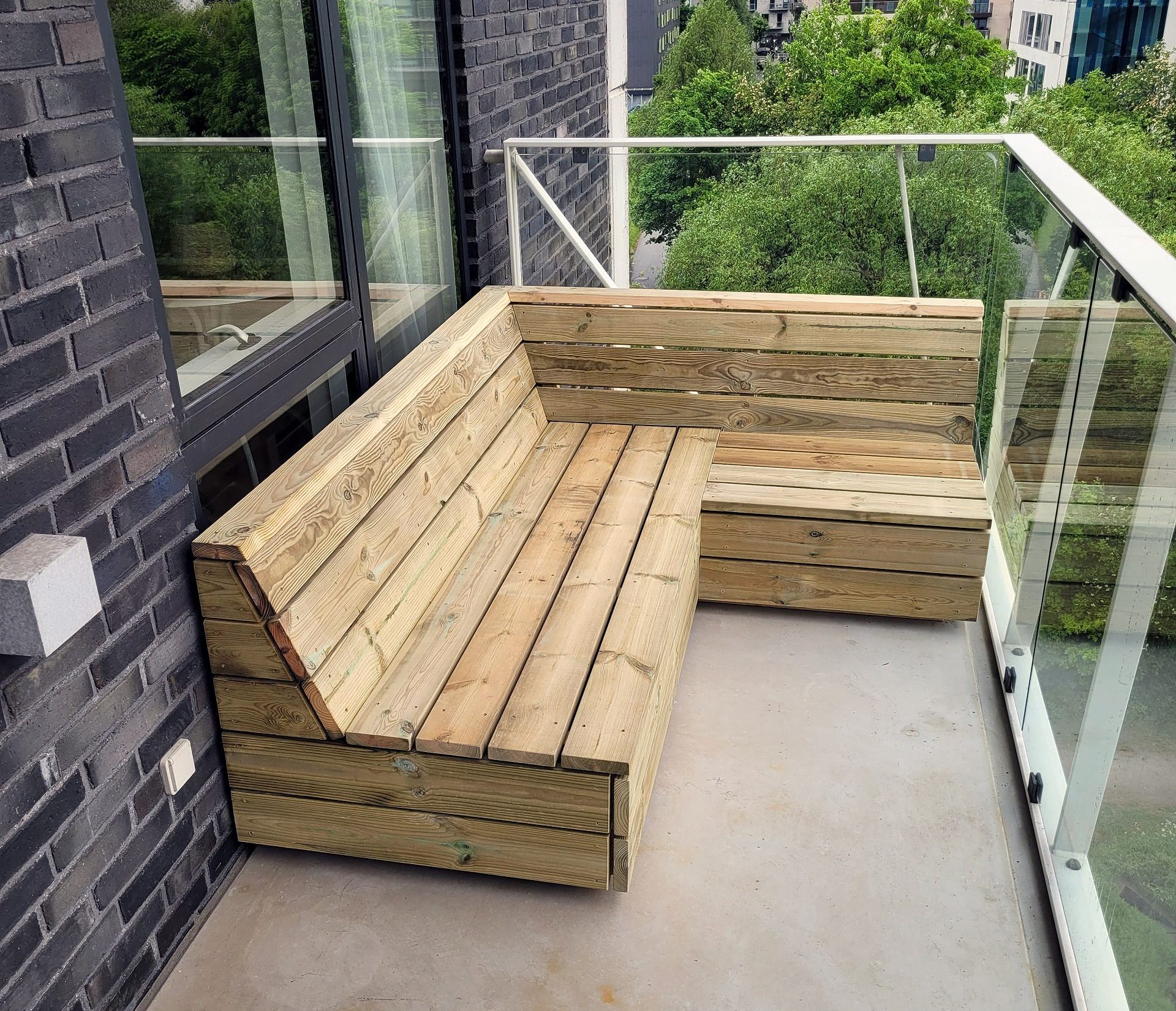 Loungesofa til altanen