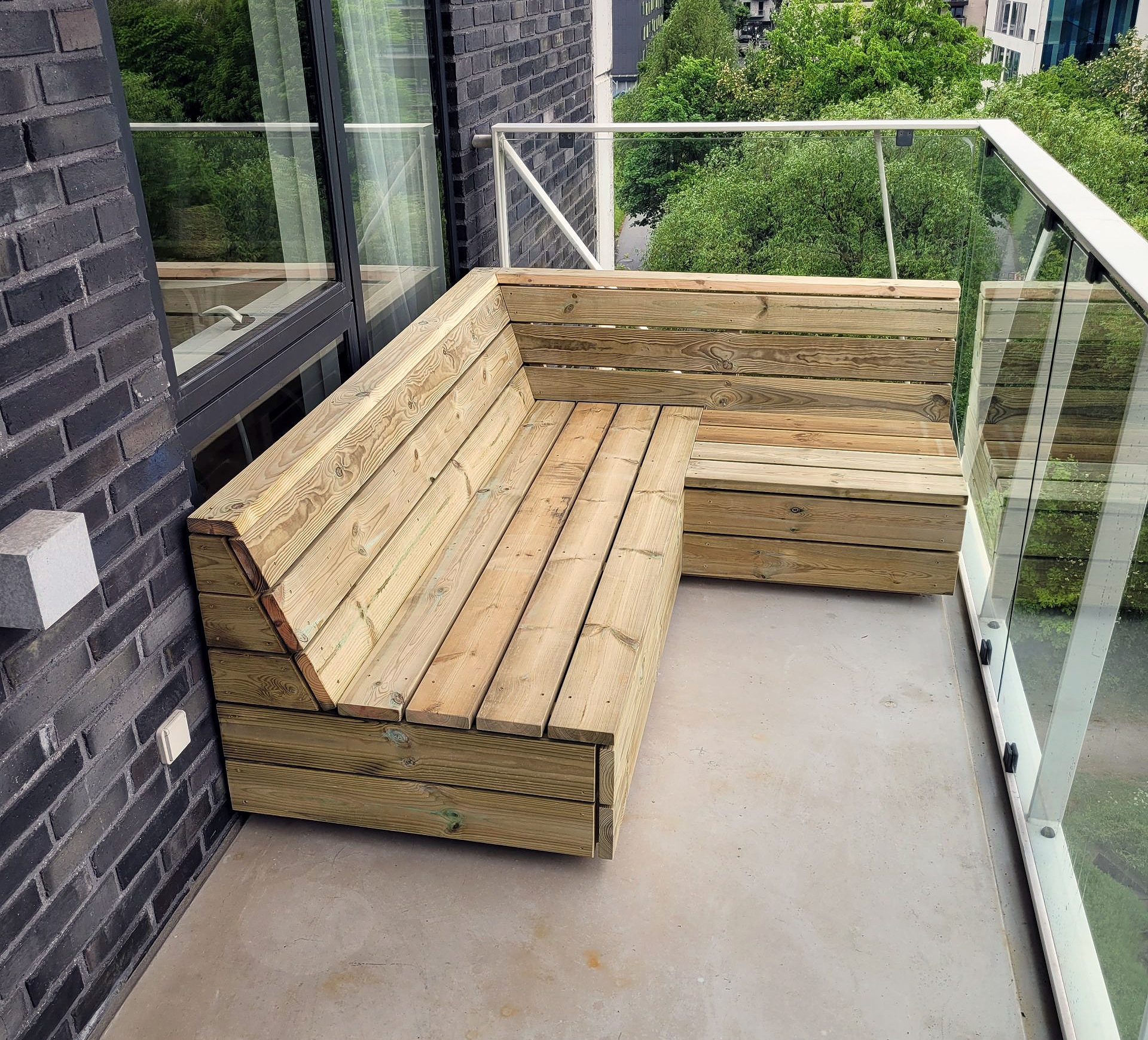 Loungesofa til altanen