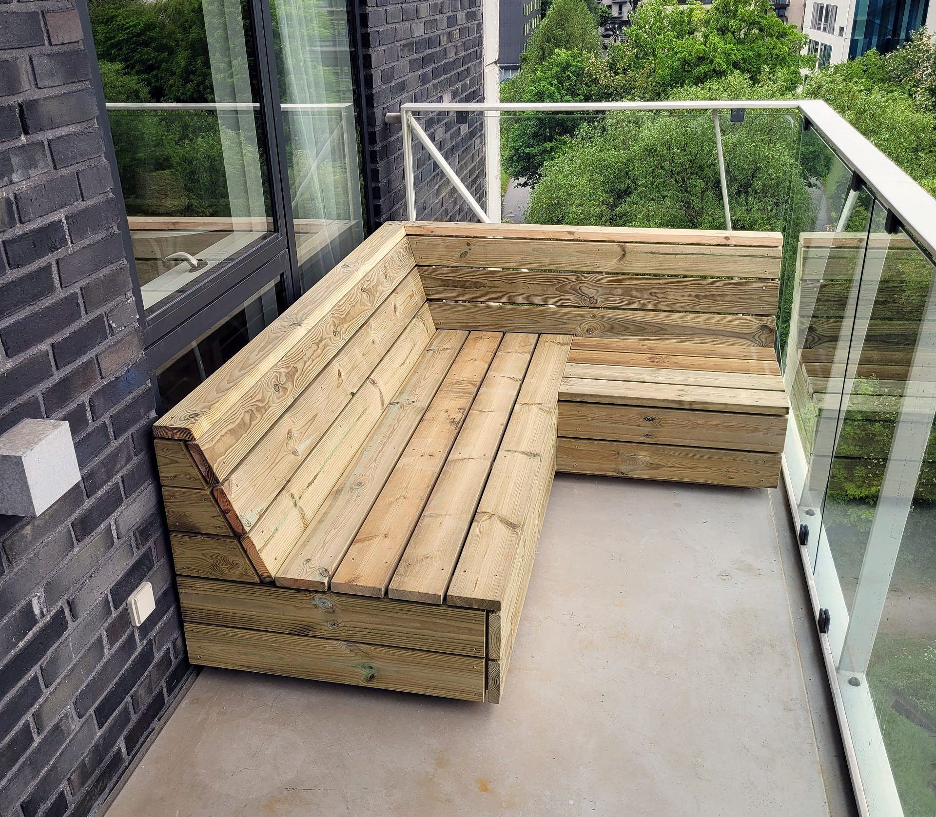 Loungesofa til altanen