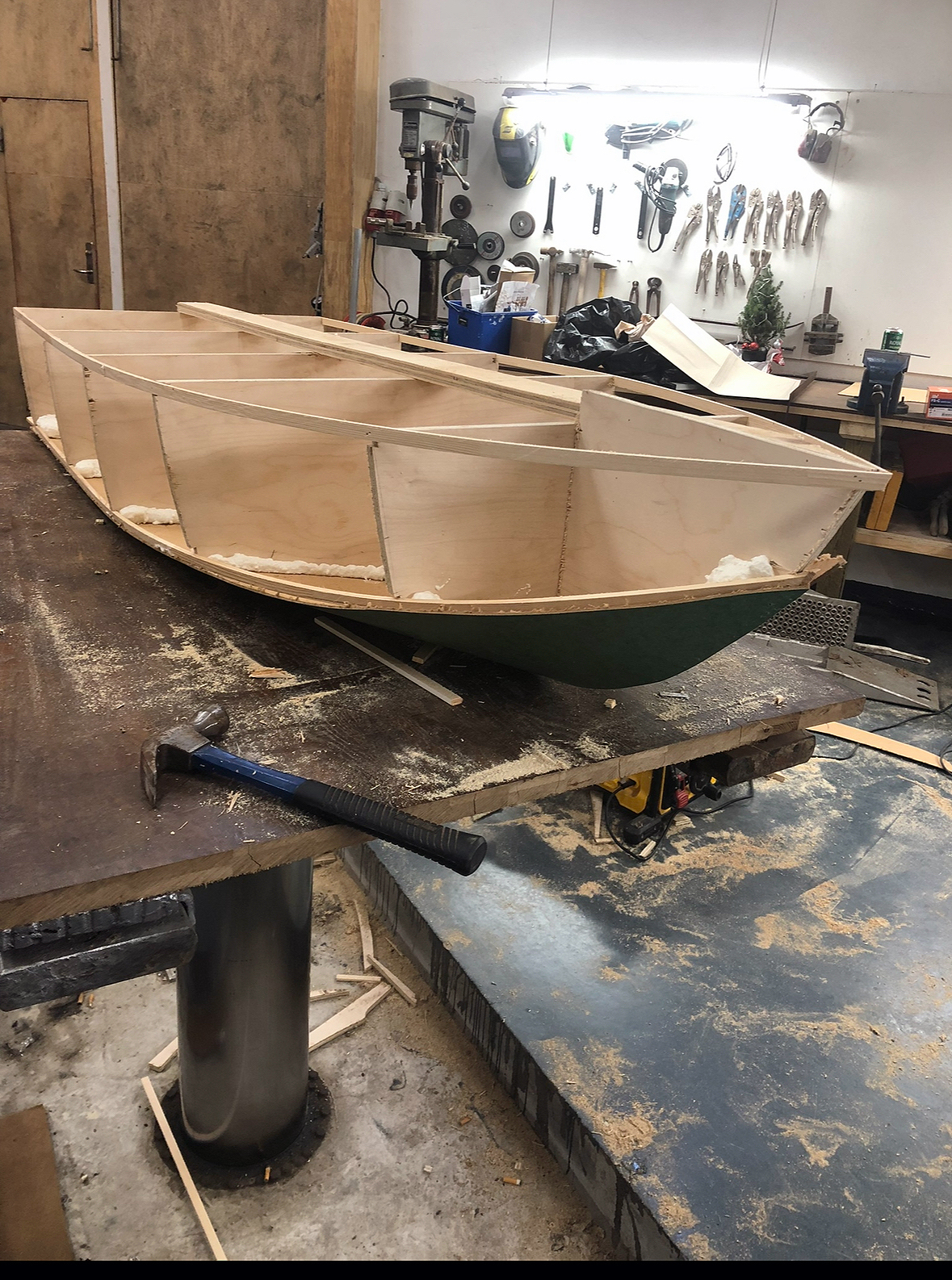 Supersej glasfiberbåd til knægten