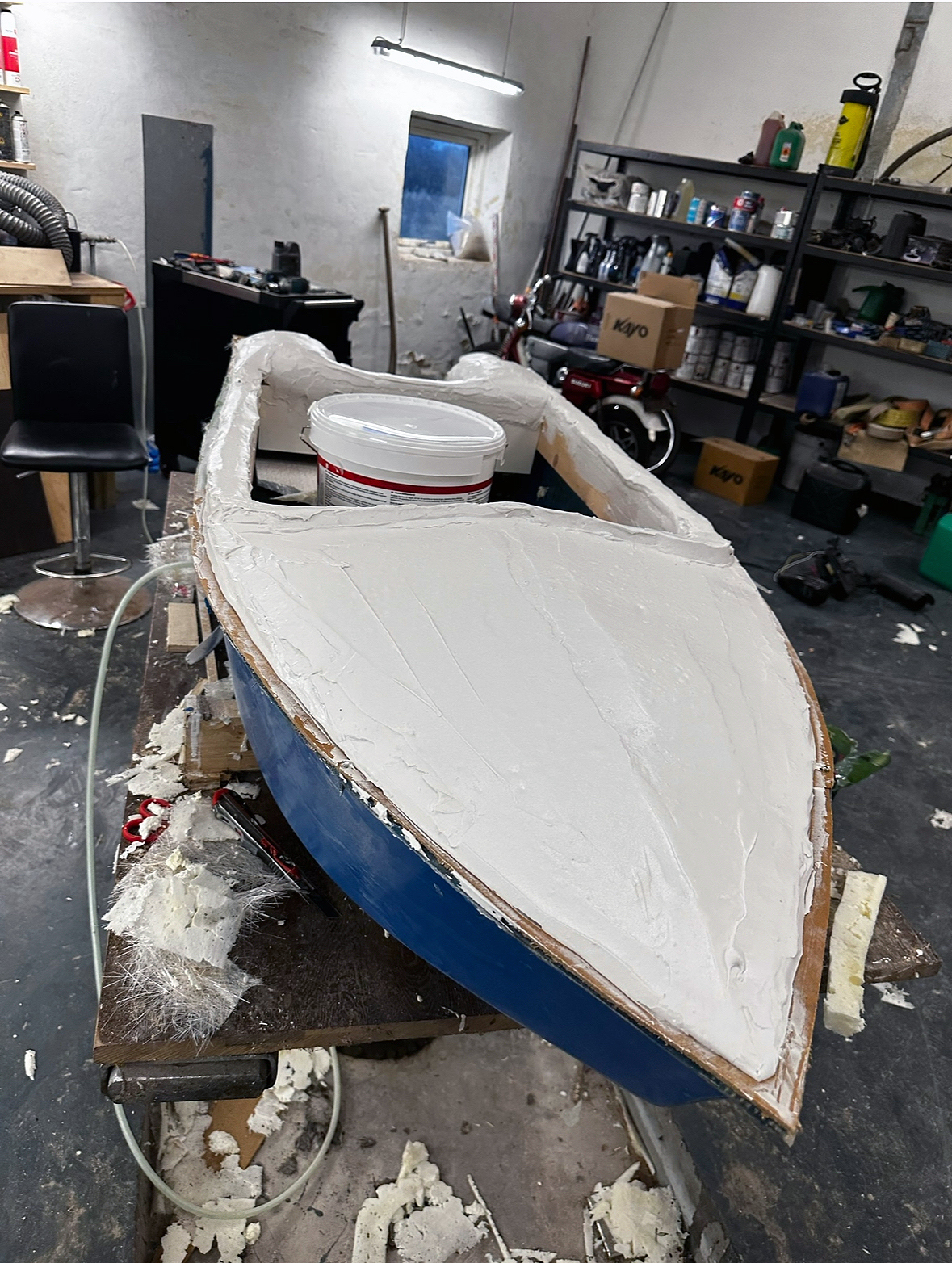 Supersej glasfiberbåd til knægten