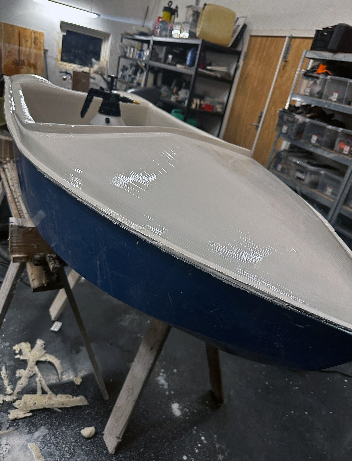 Supersej glasfiberbåd til knægten