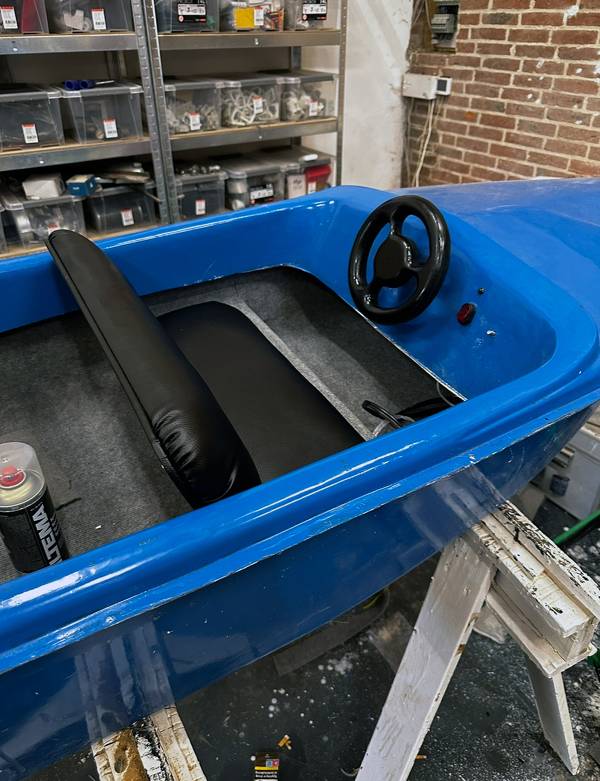 Supersej glasfiberbåd til knægten