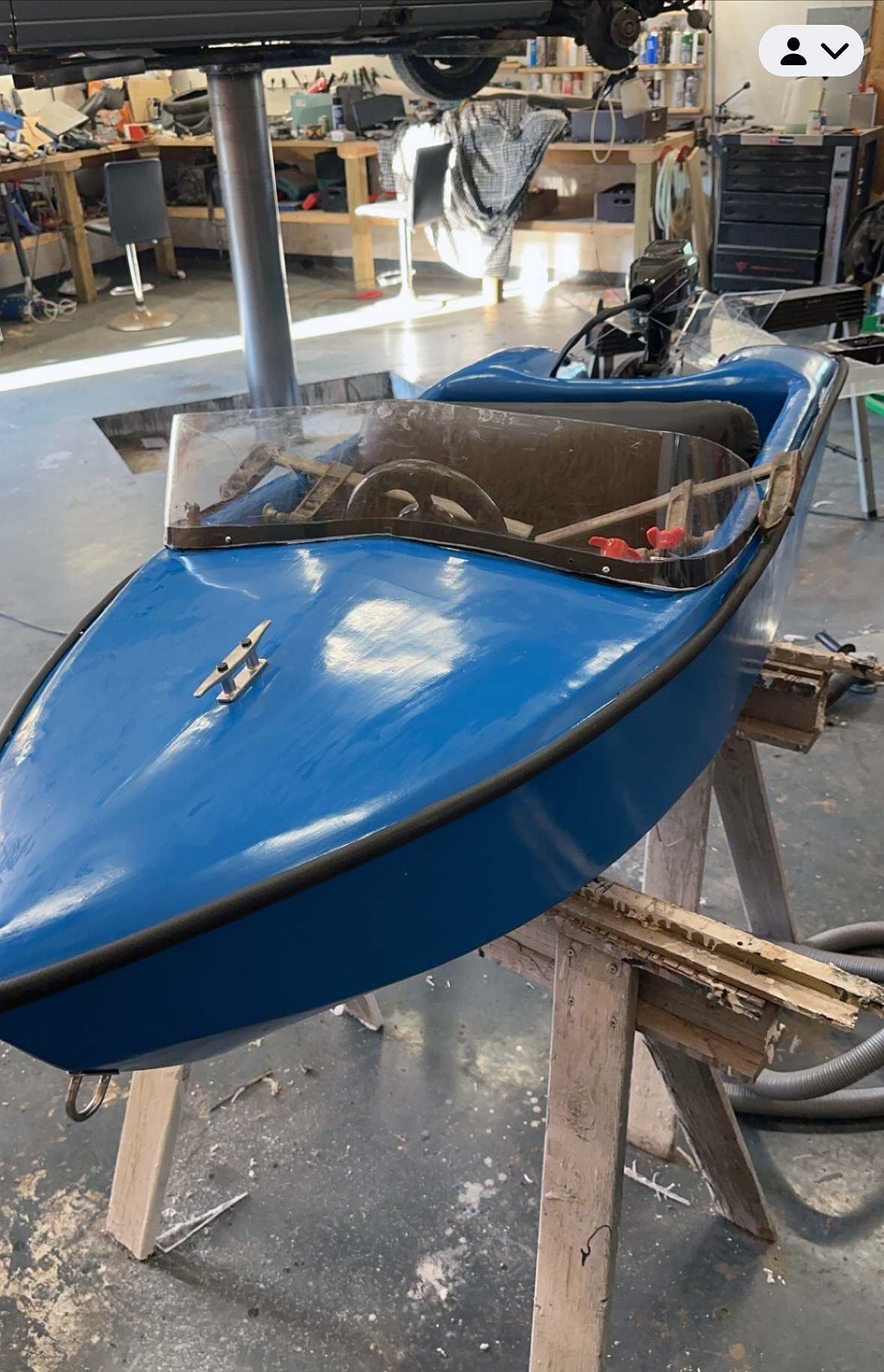 Supersej glasfiberbåd til knægten