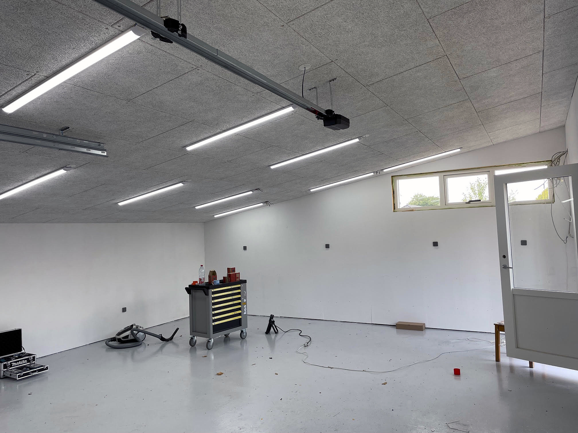 60 kvm luksusgarage bygget fra bunden