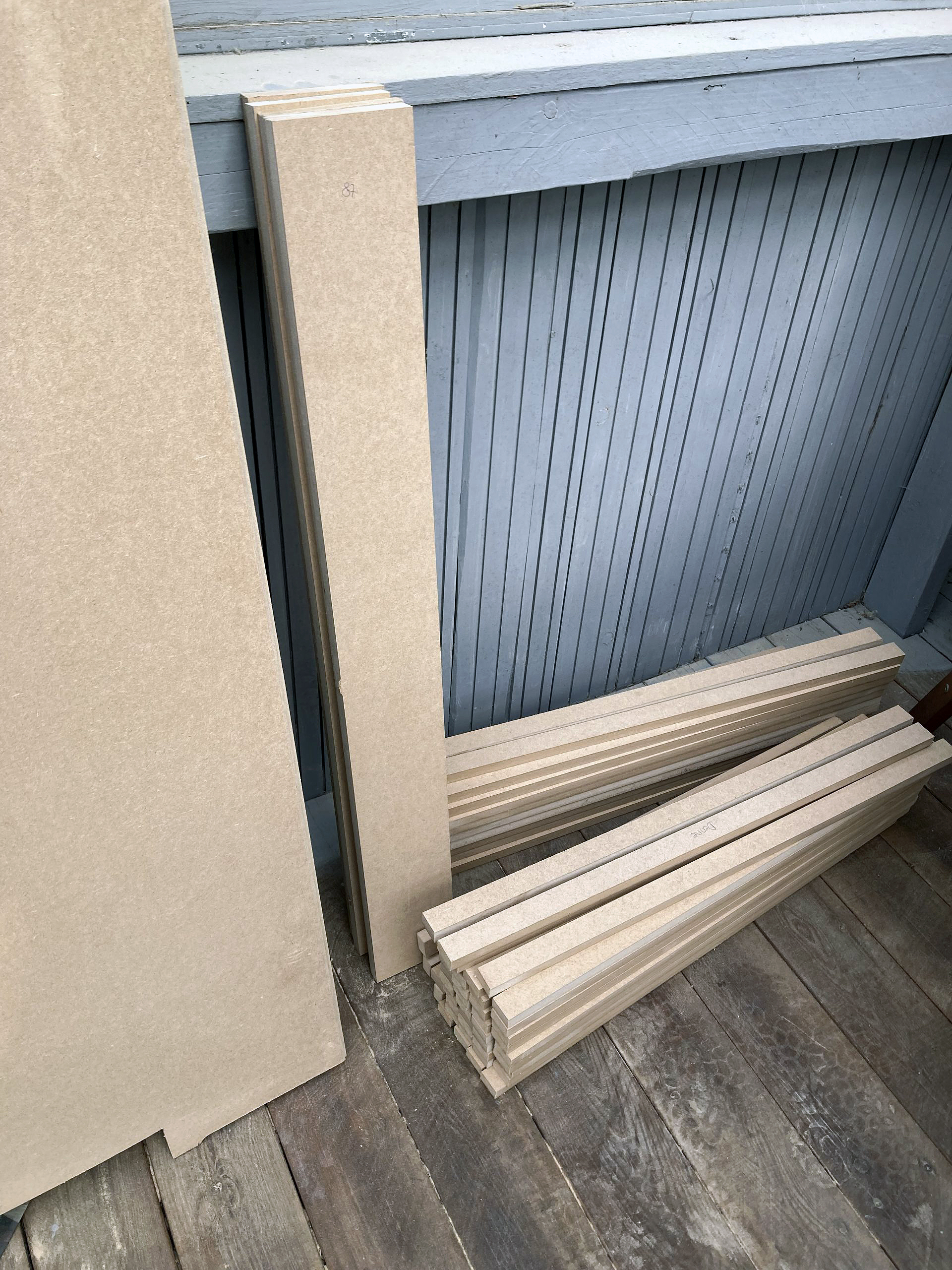 Klassisk radiatorskjuler