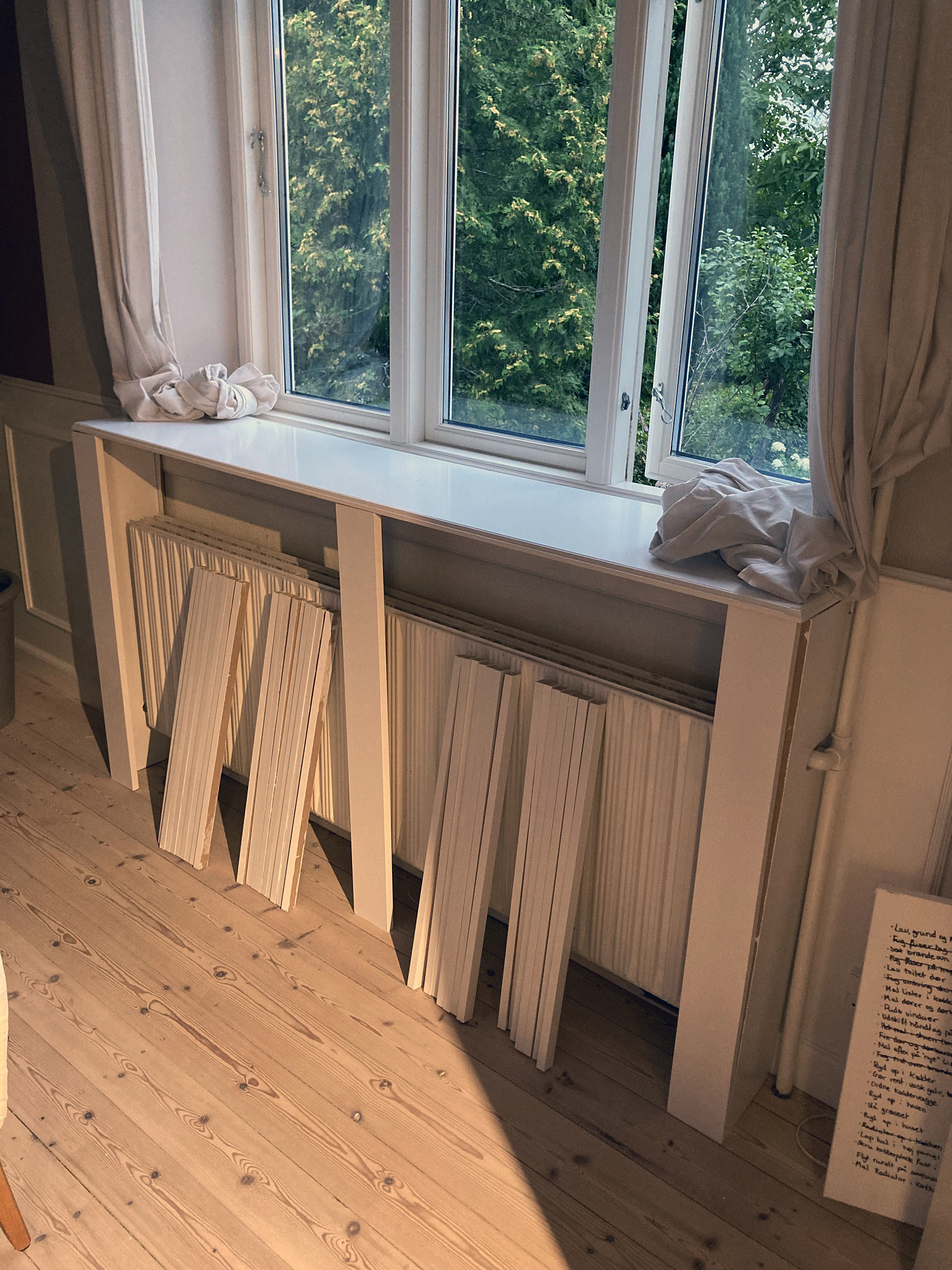 Klassisk radiatorskjuler