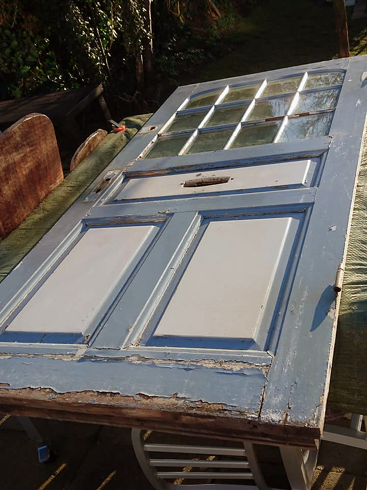 Orangeri bygget af gamle vinduer