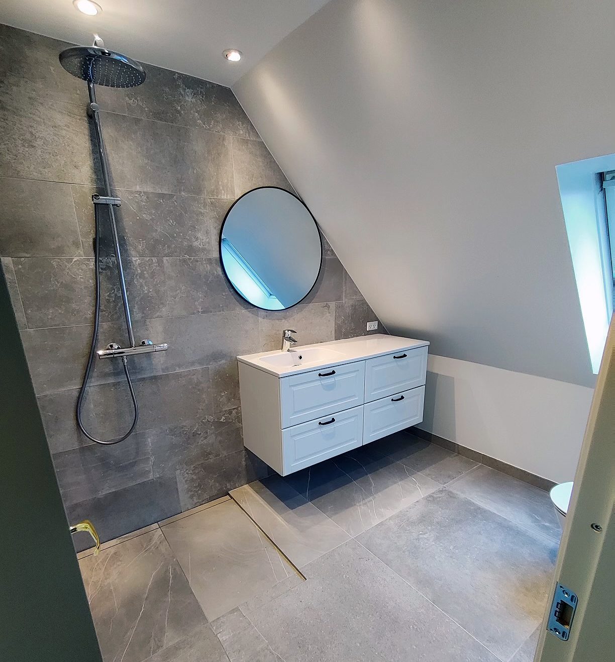 Nyt badeværelse på førstesalen