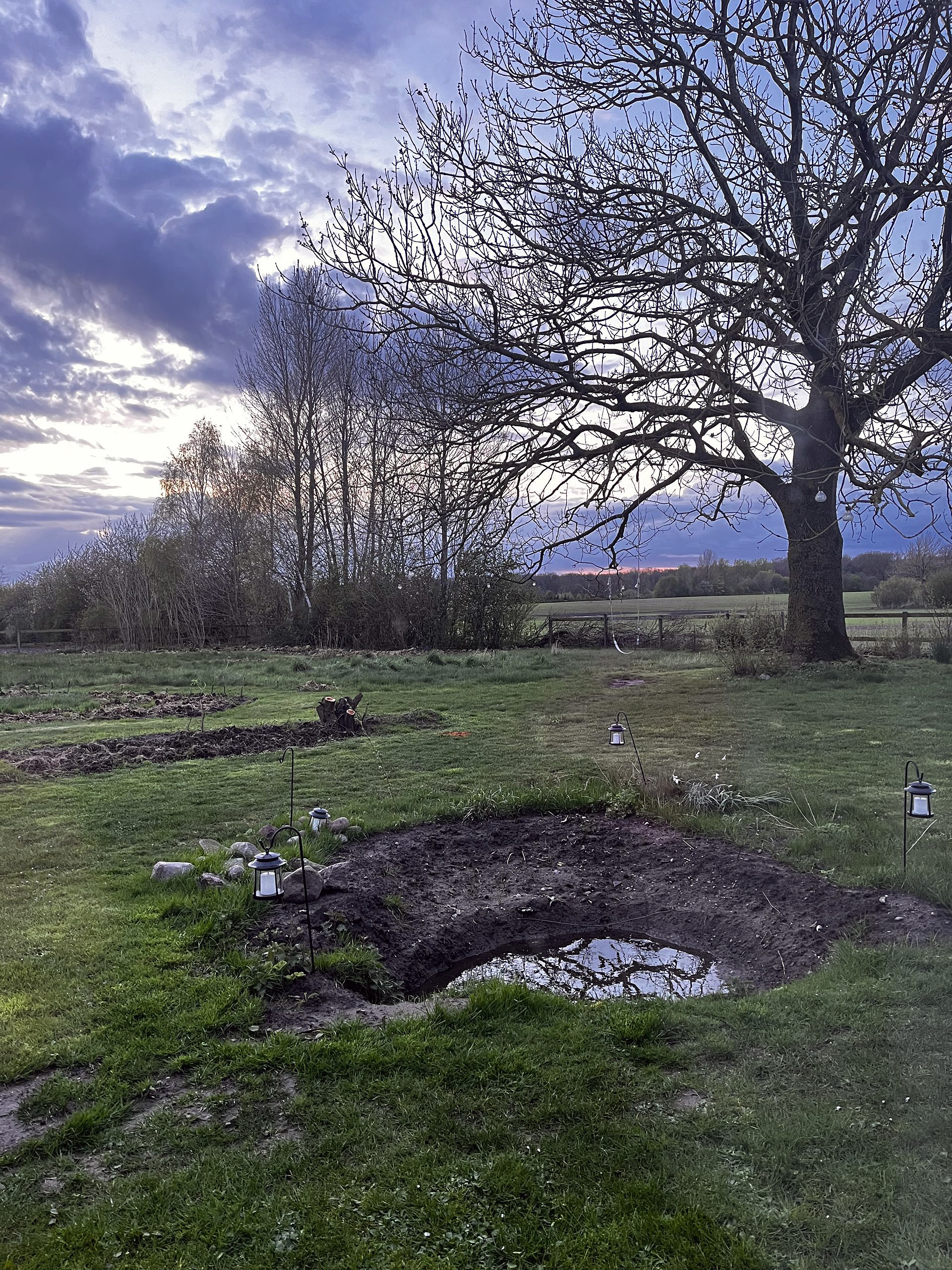 Hyggelig havedam i baghaven