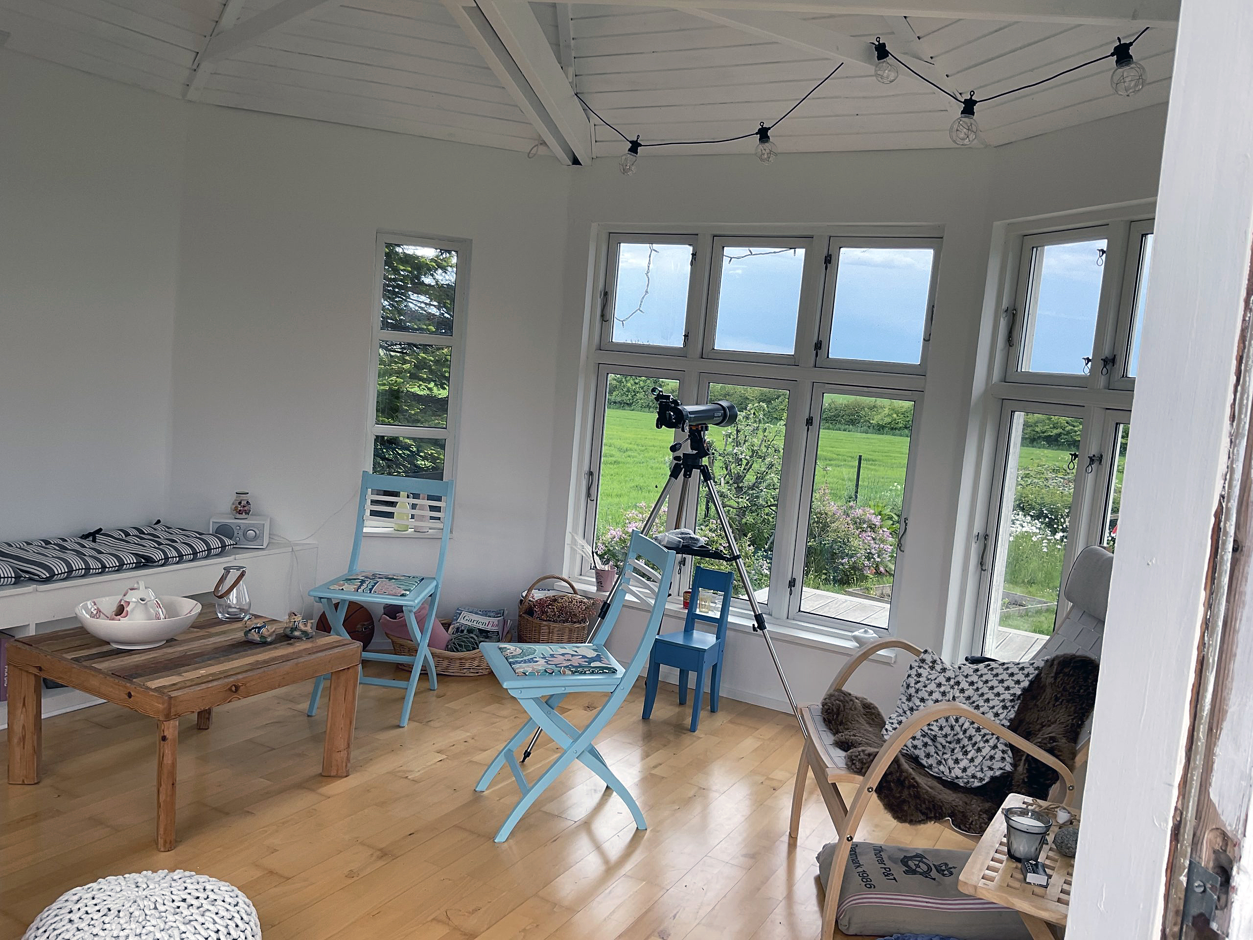 Udsigts-pavillon på pæle