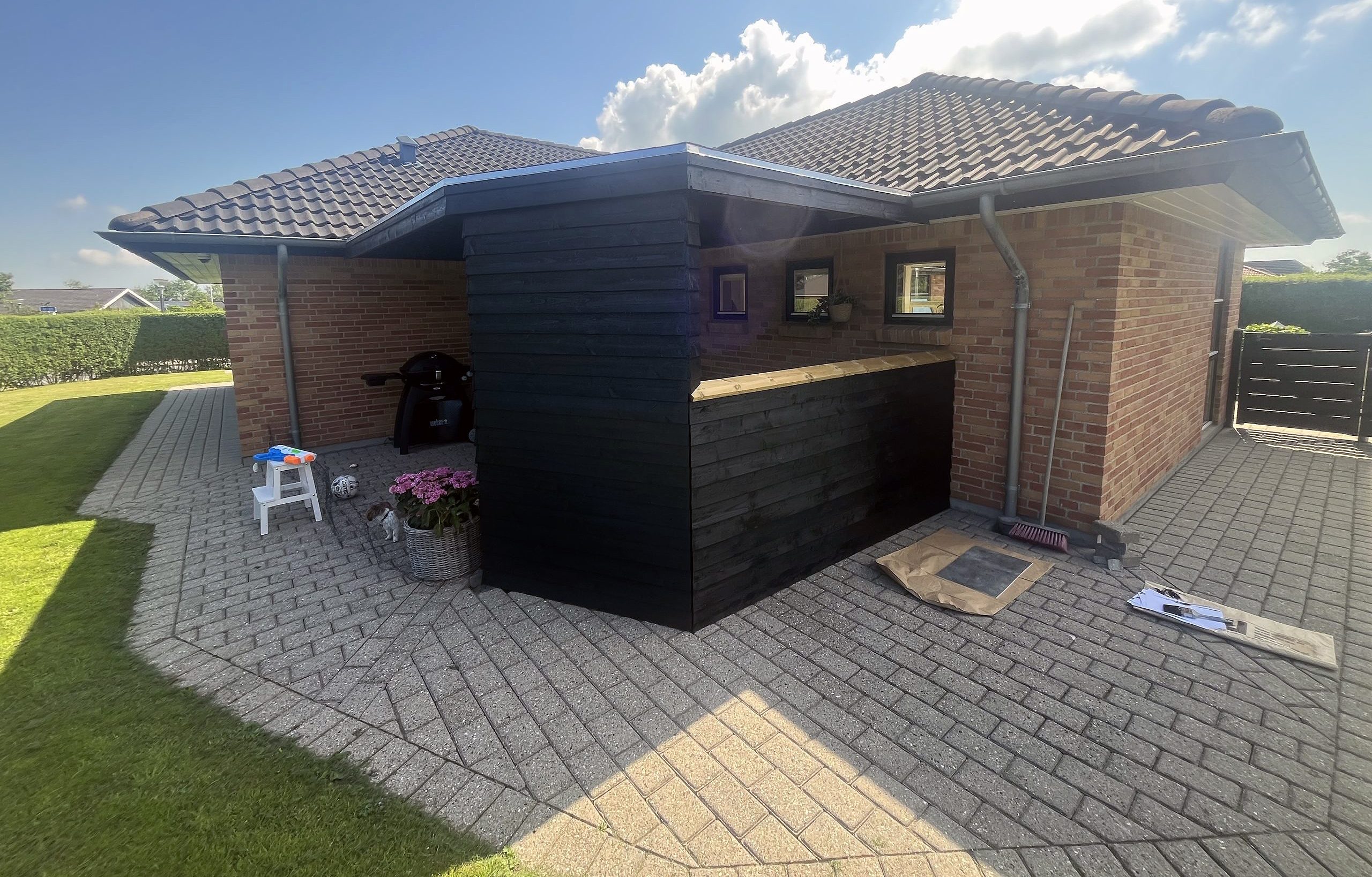 Flot overdækning til fliseterrassen