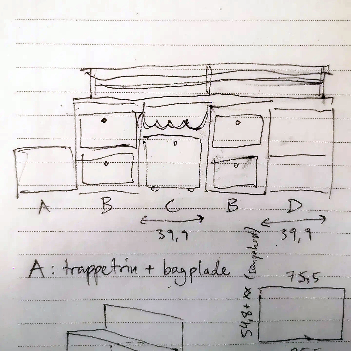 Børneseng af genbrugsmaterialer