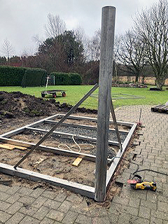 Pavillon med luksusdetaljer