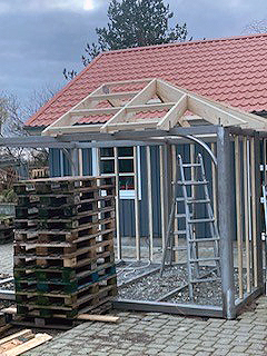 Pavillon med luksusdetaljer