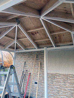 Pavillon med luksusdetaljer