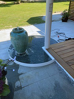 Pavillon med luksusdetaljer