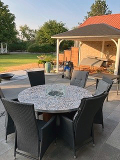 Pavillon med luksusdetaljer