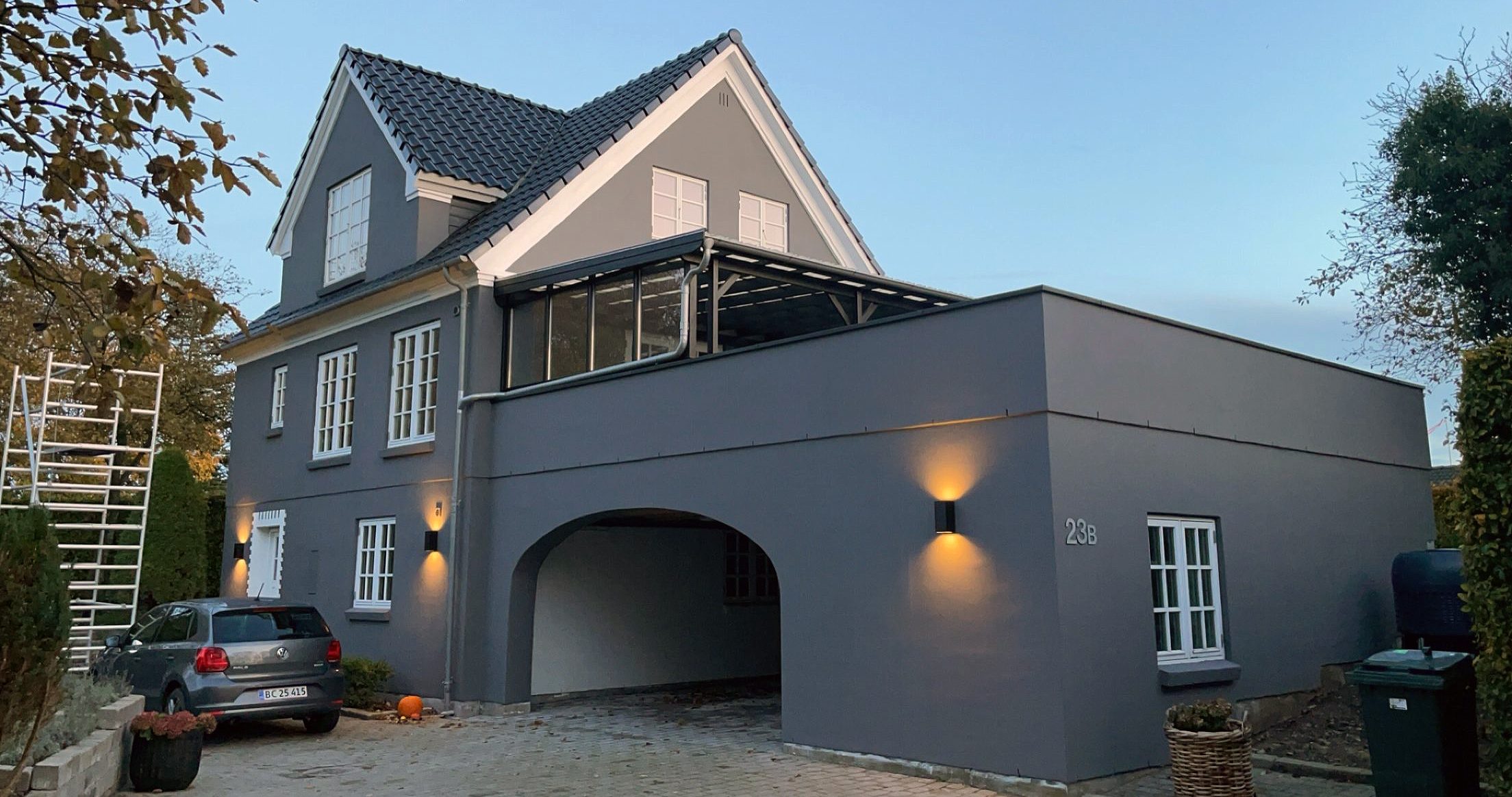 Kæmpeforvandling af husfacaden