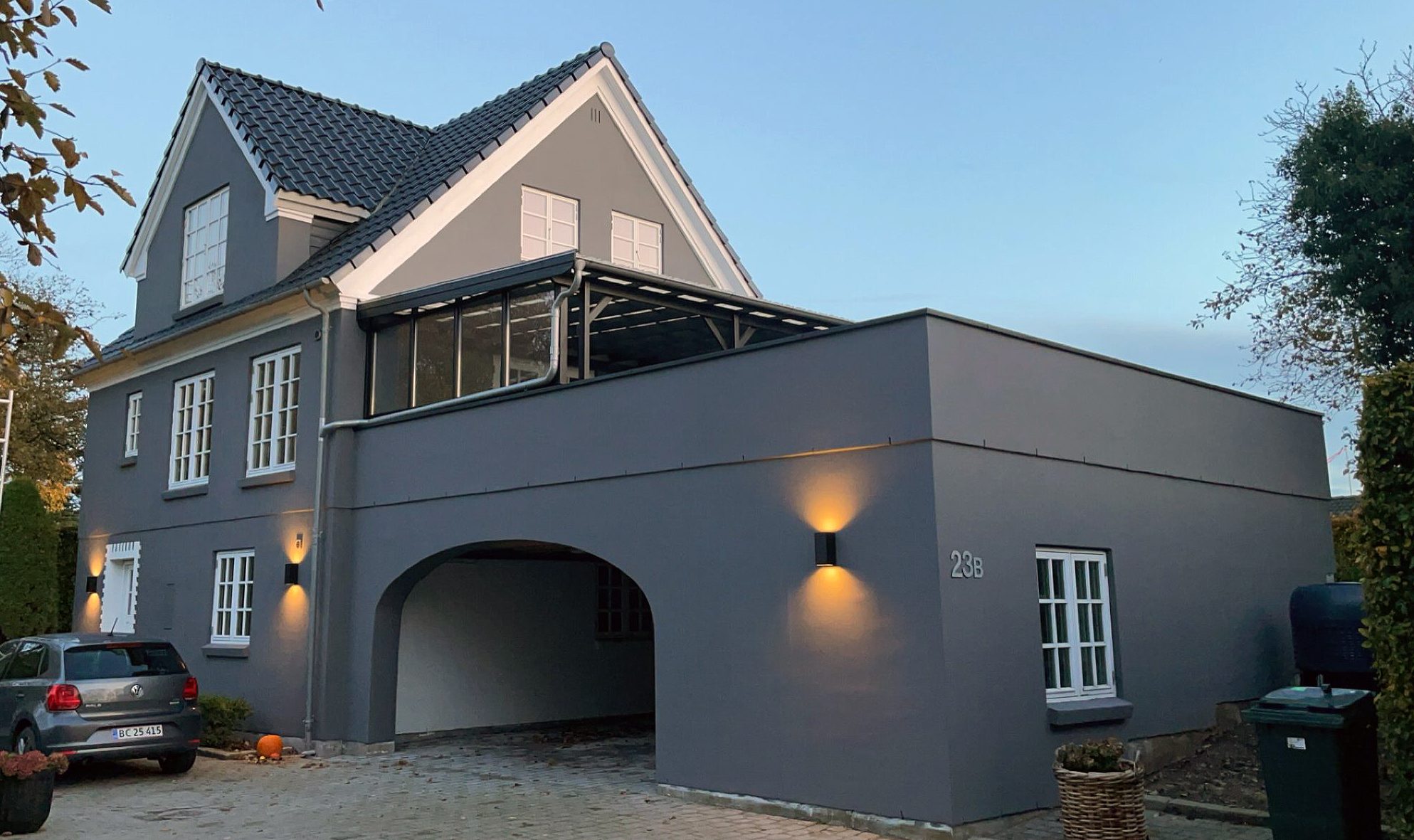 Kæmpeforvandling af husfacaden