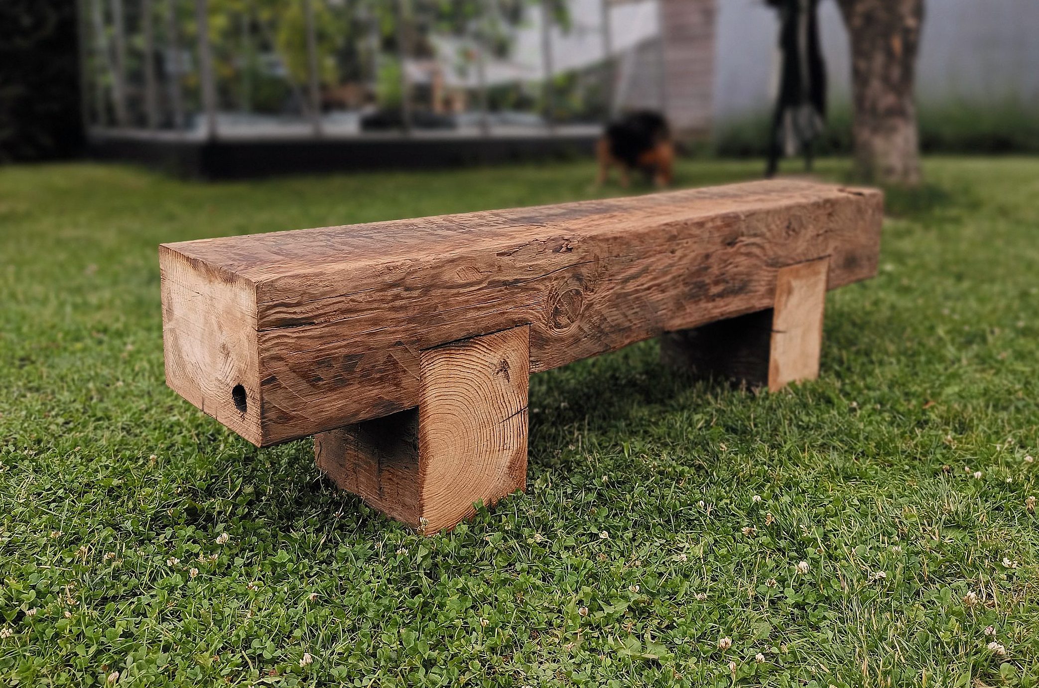 Bænk af jernbanensvelle